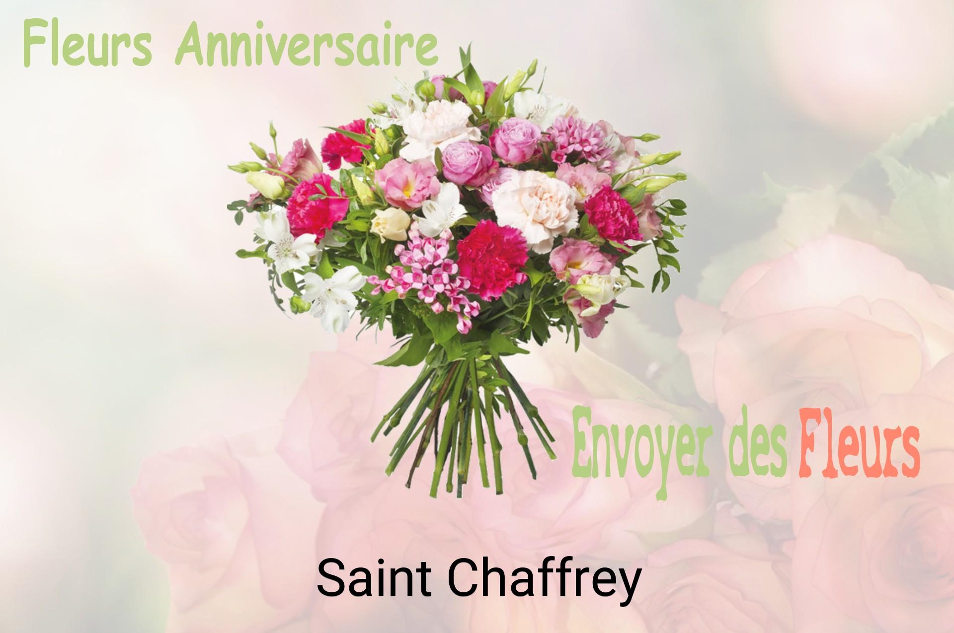 Bouquet de fleurs d’anniversaire livré à Saint-Chaffrey