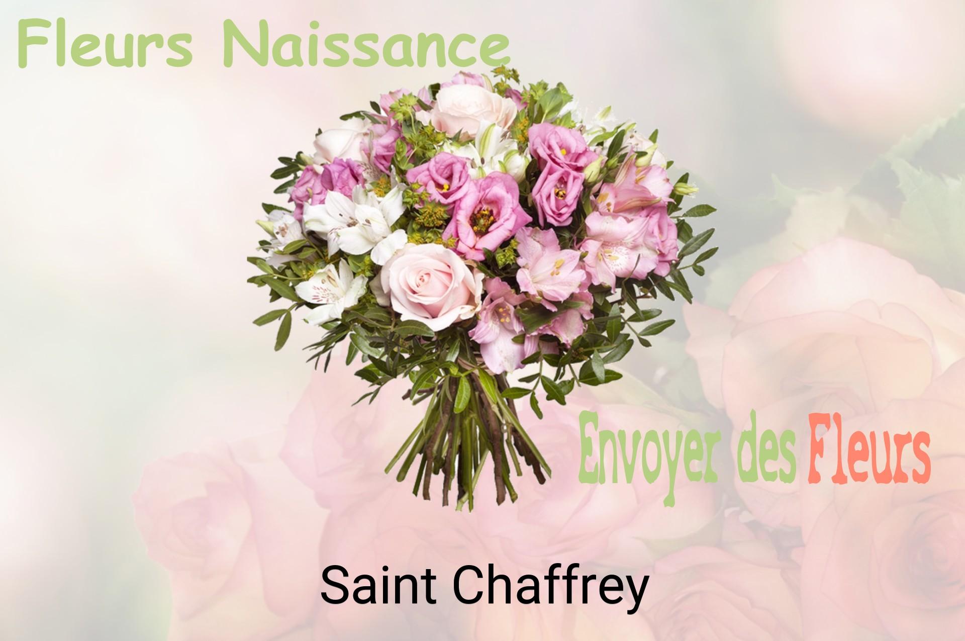 Bouquet de fleurs de naissance livré à Saint-Chaffrey